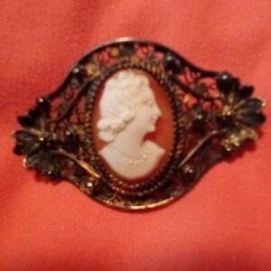 Ornate Cameo Brooch